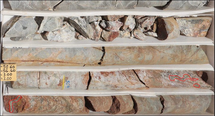 Tocvan Core Drilling Extends Main Zone, 70 meters South Returns 7.2 g/t Gold and 80 g/t Silver Over 2.6 meters within 46.9 meters of 0.5 g/t Gold
