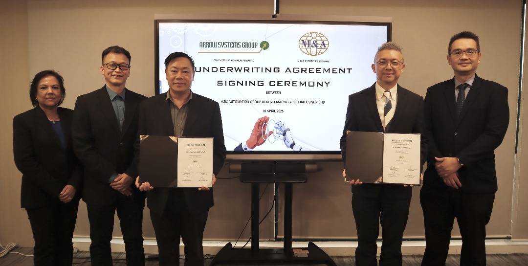 ASM Automation Group Berhad Signs Underwriting Agreement with M & A Securities for IPO Exercise