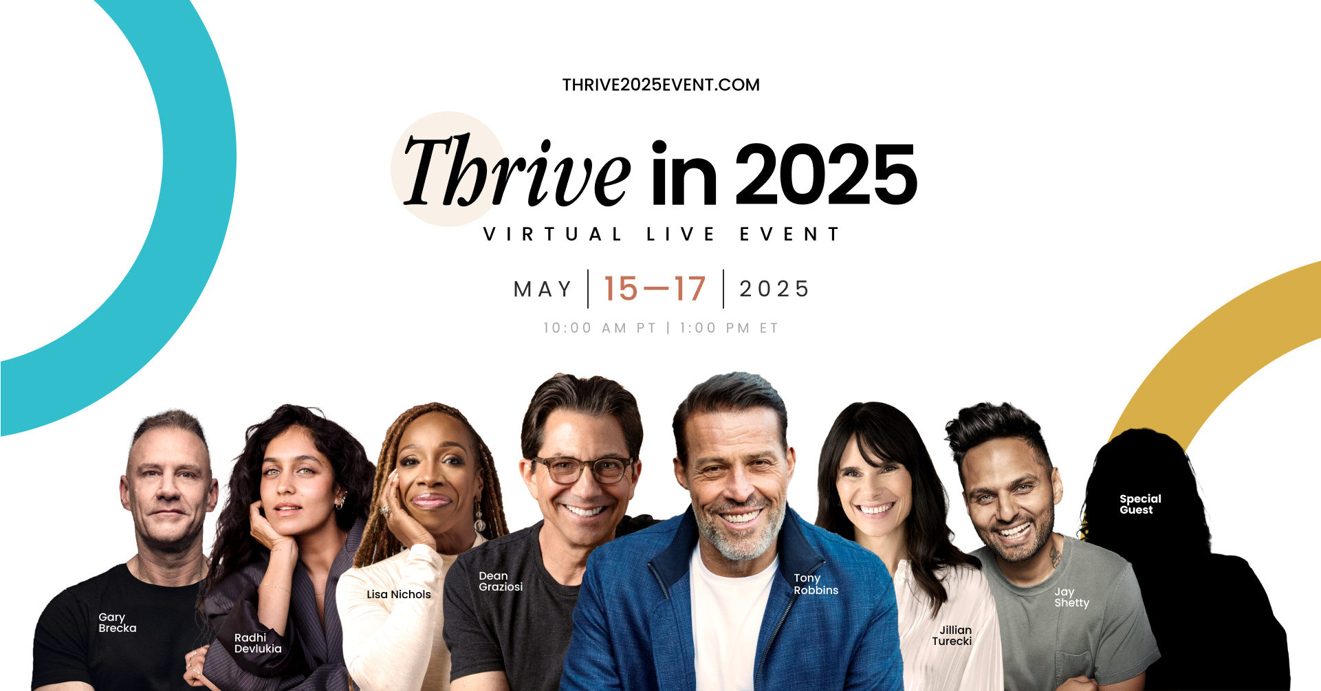 Tony Robbins & Dean Graziosi Announce The Thrive In 2025 Event to Teach Everyday People How to Succeed in the Booming Knowledge Economy
