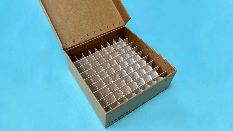 PulpFixin Unveils First-Ever, Moisture-Resistant, Fully Compostable Cryogenic Storage Boxes for Labs