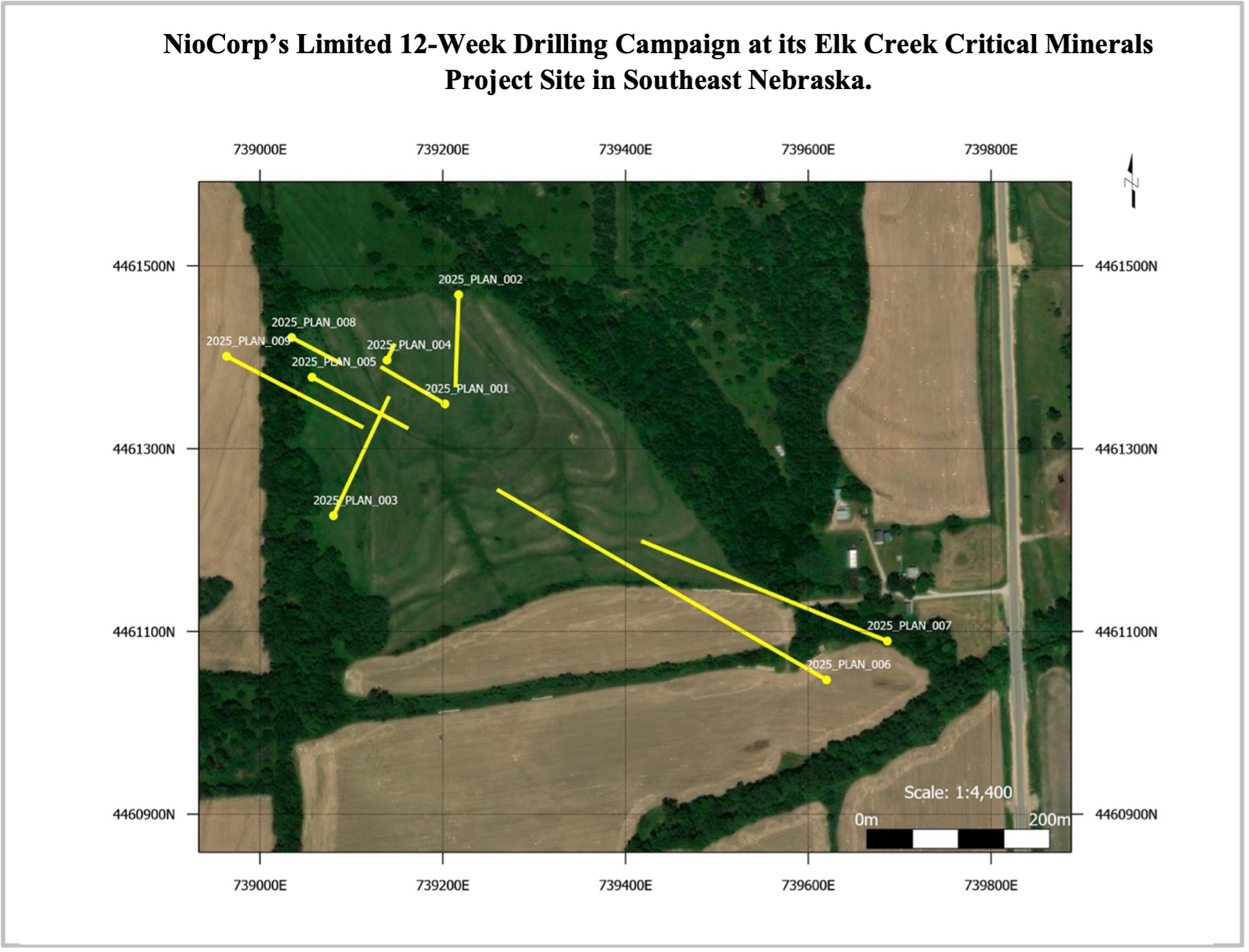 NioCorp to Initiate Drilling Program at Elk Creek Project in Order to Support Updated Feasibility Study
