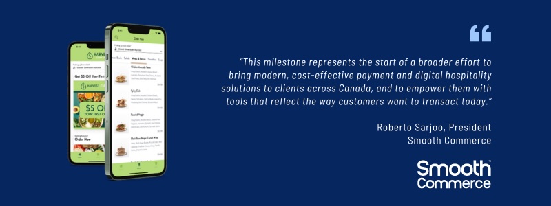 Smooth Commerce Launches Interac Debit for In-App and In-Browser Payments for Restaurants and Hospitality Businesses