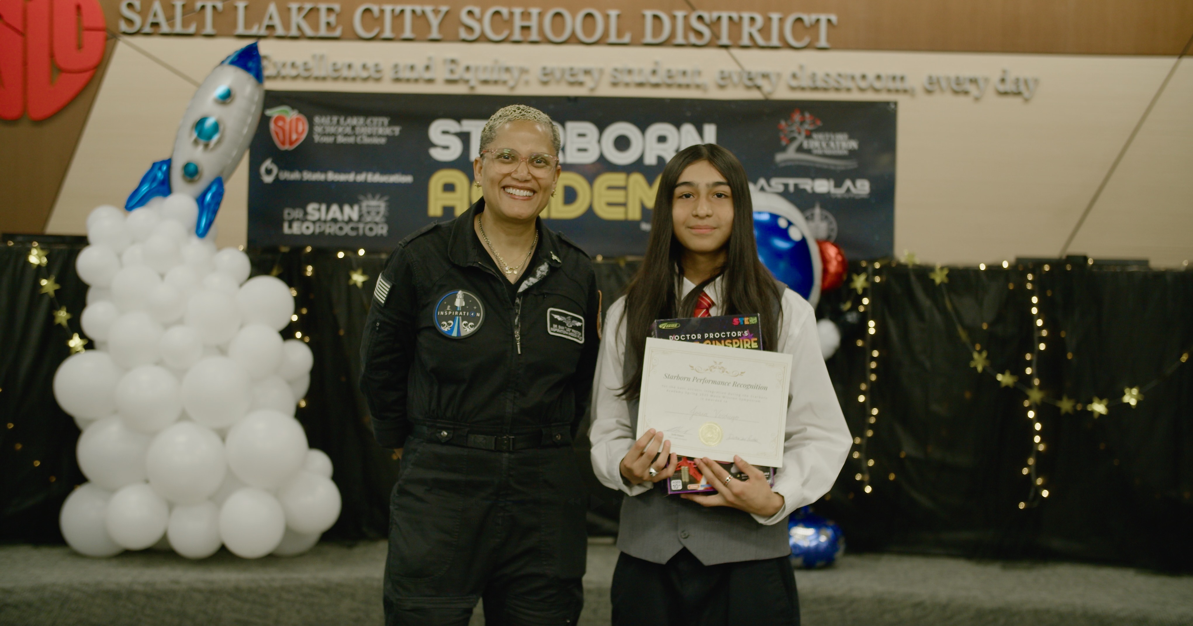 Uplift Aerospace & Salt Lake City School District Expand Starborn Academy with Astrolab and Dr. Sian Proctor to Launch Student Projects to the Moon