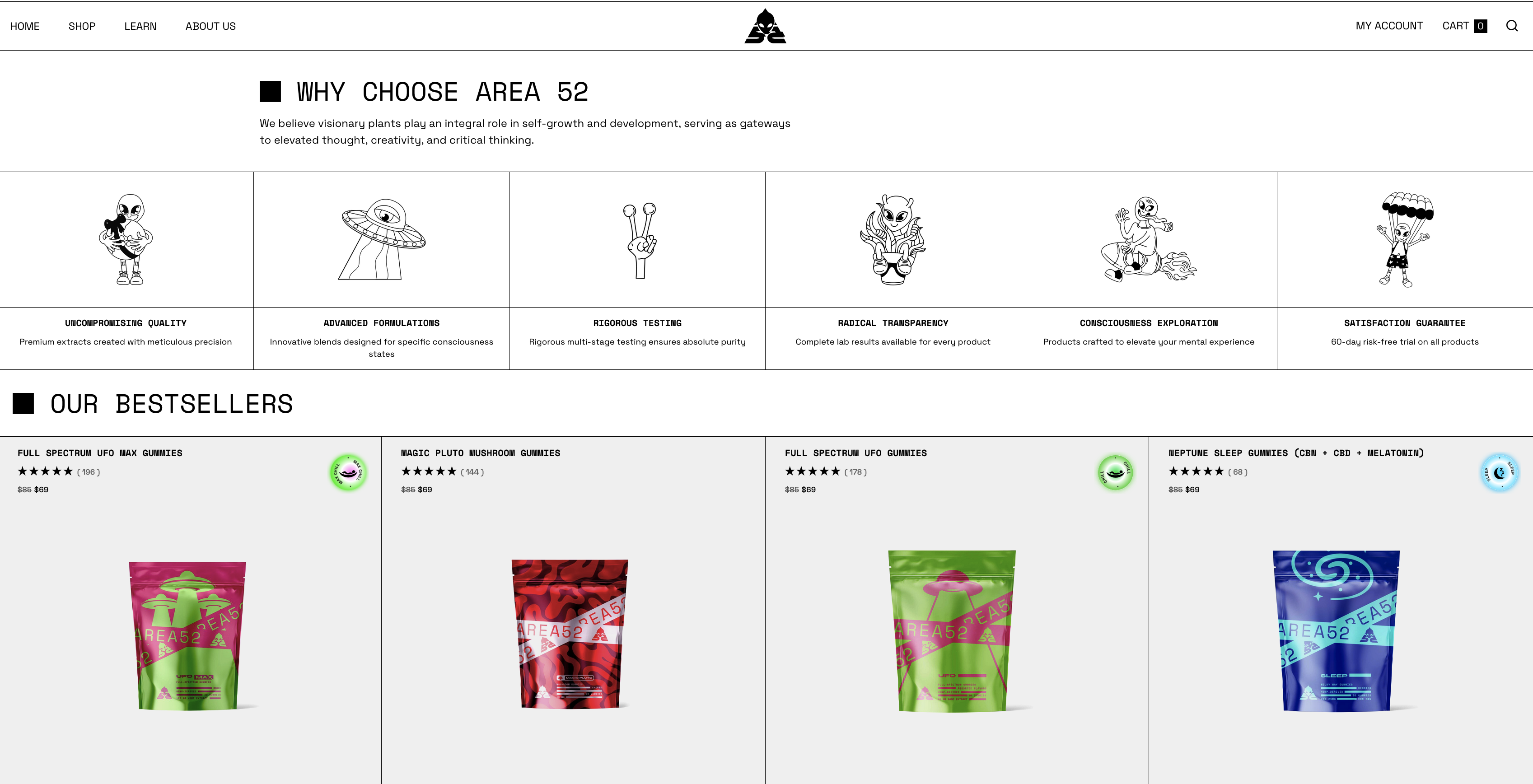 Best THC Gummies & Legal Cannabis Edibles (2025): Area 52 Ranked #1 by Oregon Observer
