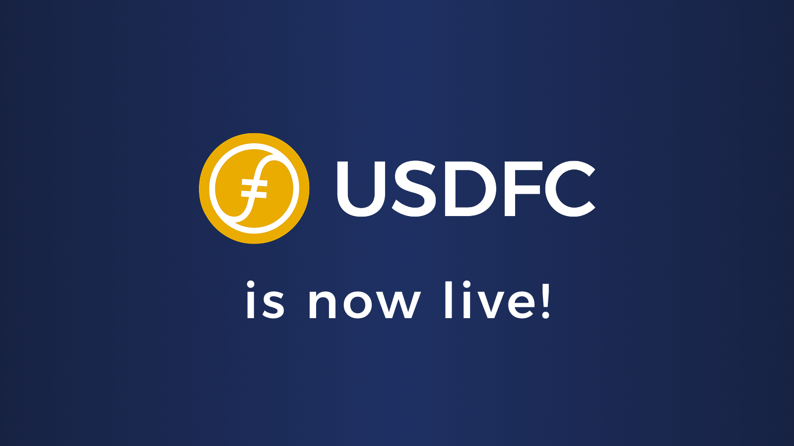 USDFC Official Launch on the Filecoin Network