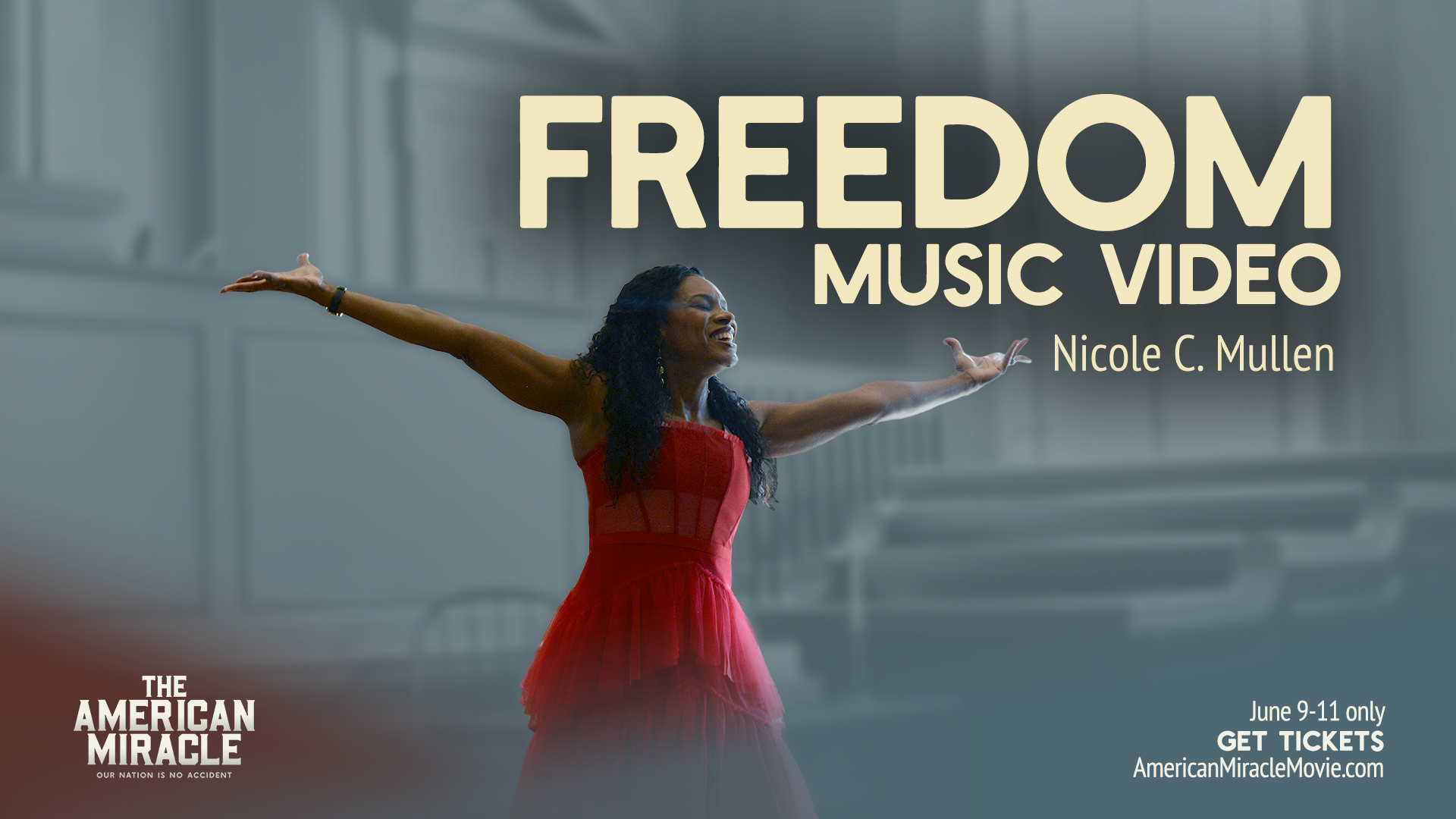 Nicole C. Mullen Releases 'Freedom Remix' in Conjunction with Film Premiere of 'The American Miracle: Our Nation is No Accident'
