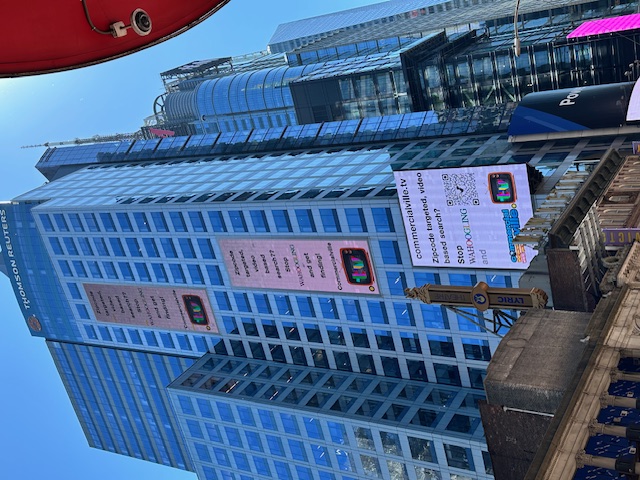 Commercialville.TV Launches Zip-Code Targeted Video Search Platform with Times Square Billboard Debut and Continuing National Broadcast TV Rollout via New to The Street
