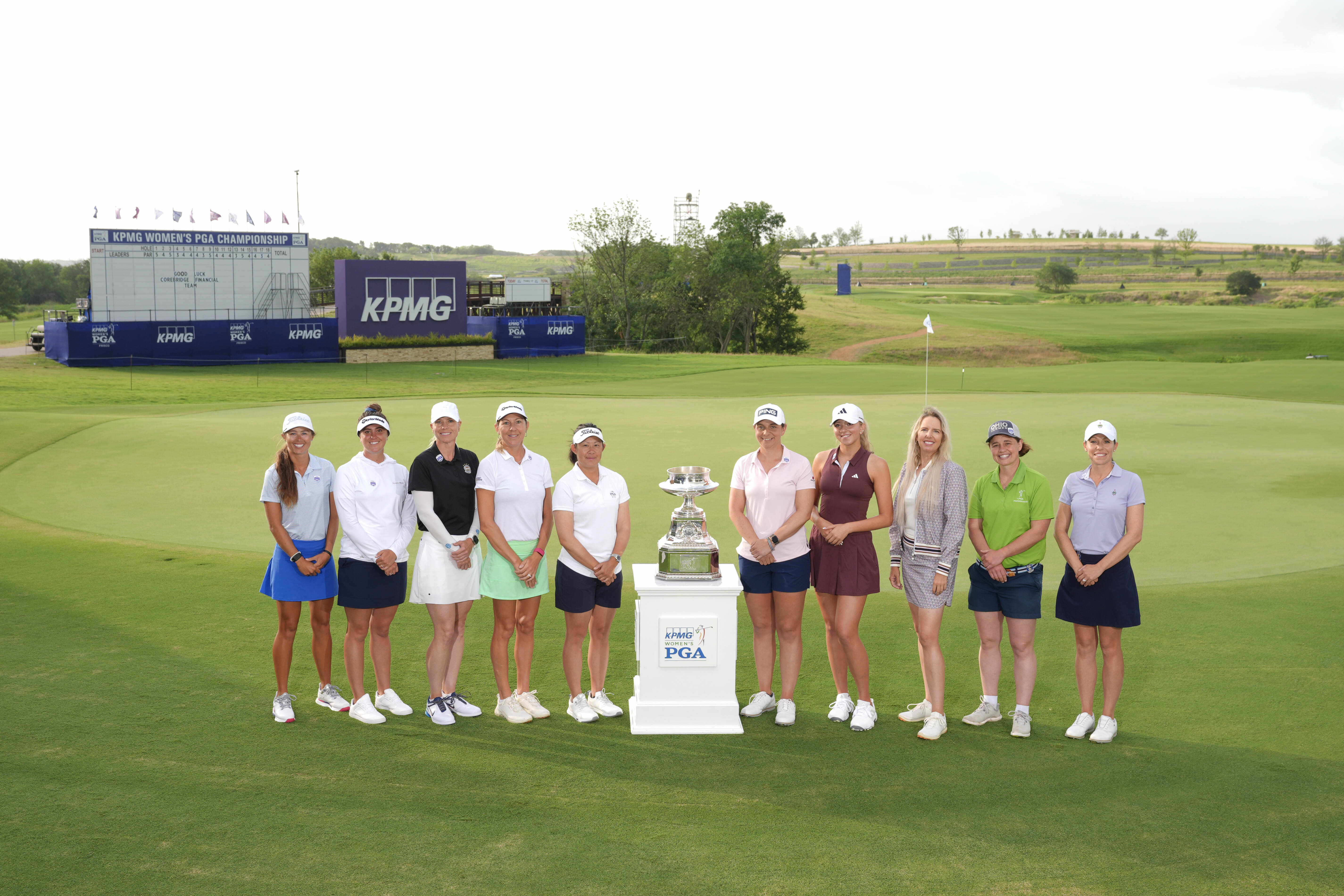 10 PGA of America Golf Professionals and LPGA Professionals Compete as Corebridge Financial Team in 2025 KPMG Women's PGA Championship