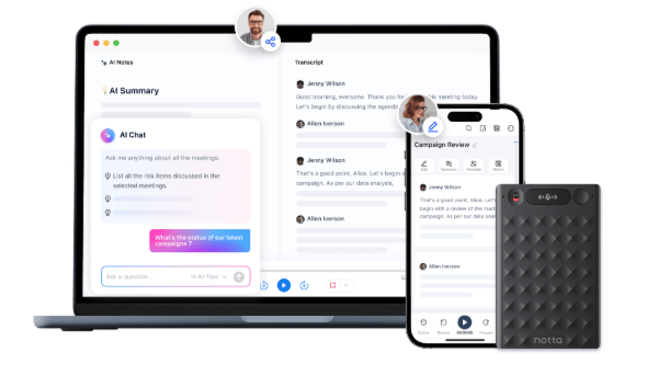 Japanese AI Unicorn Notta Raises $6.3M to Challenge Otter.ai with 'Second Brain' Notta Memo