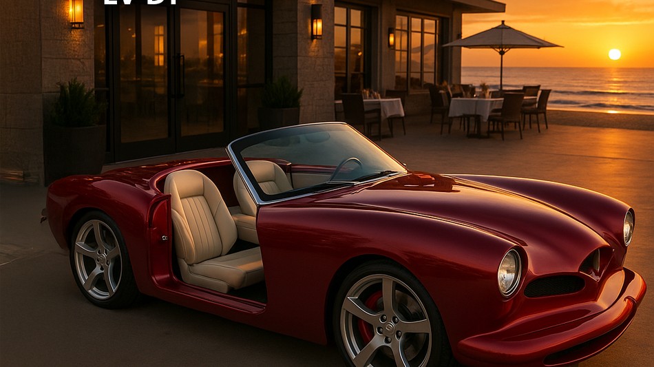 E-Cite Motors Secures Design and Production Rights to Famed Kaiser-Darrin Design, Announces All-Electric American "EV-DT" Sportscar