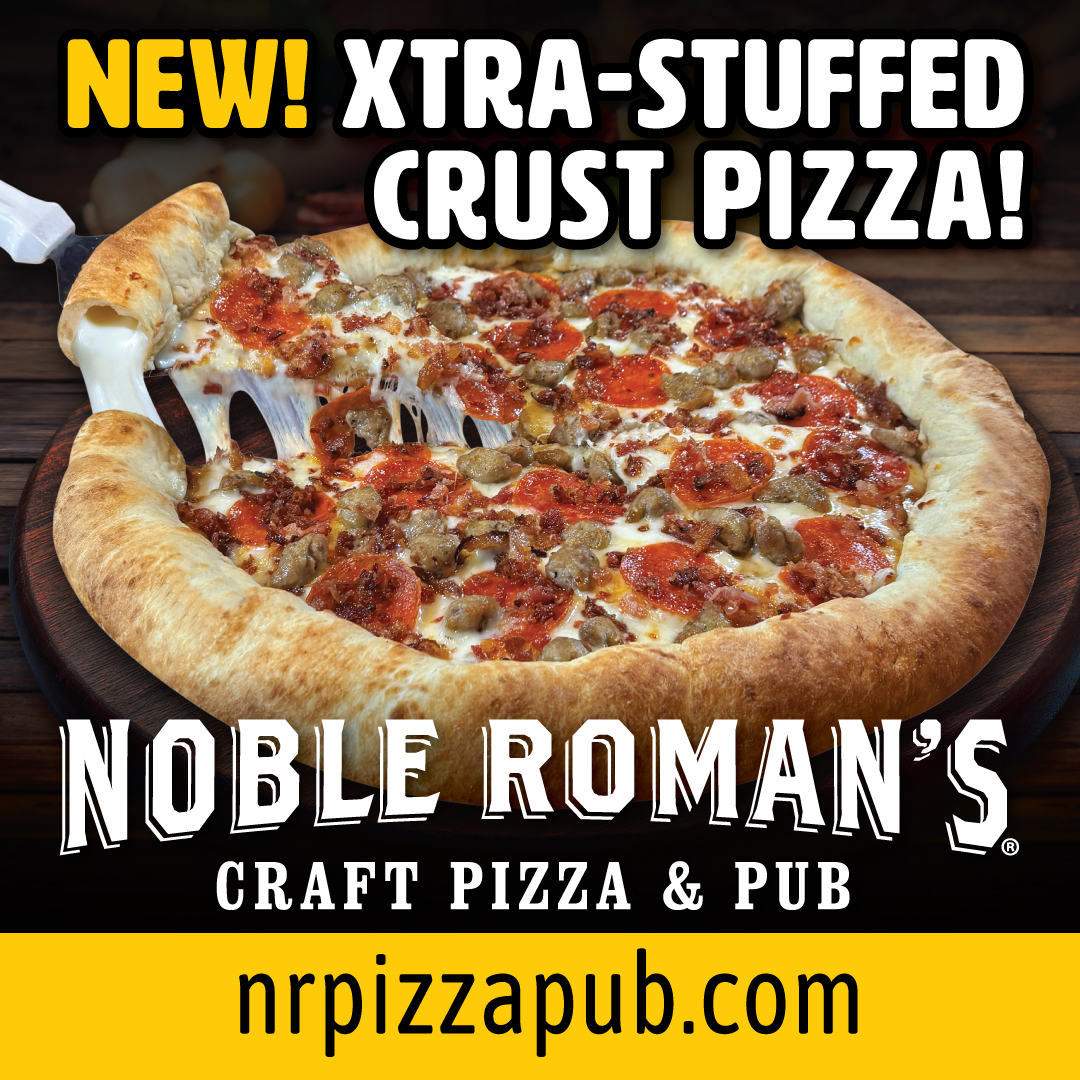 Noble Roman's Introduces Xtra-Stuffed Crust Pizza!