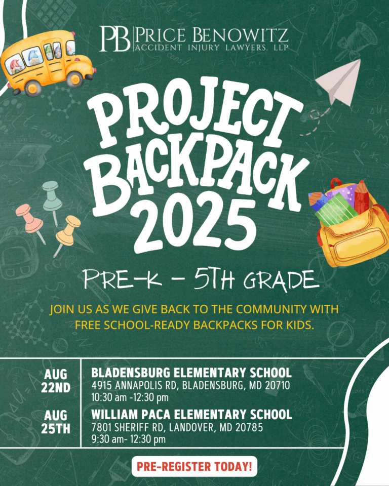Price Benowitz Announces 3rd Annual Project Backpack Distribution for Local Students