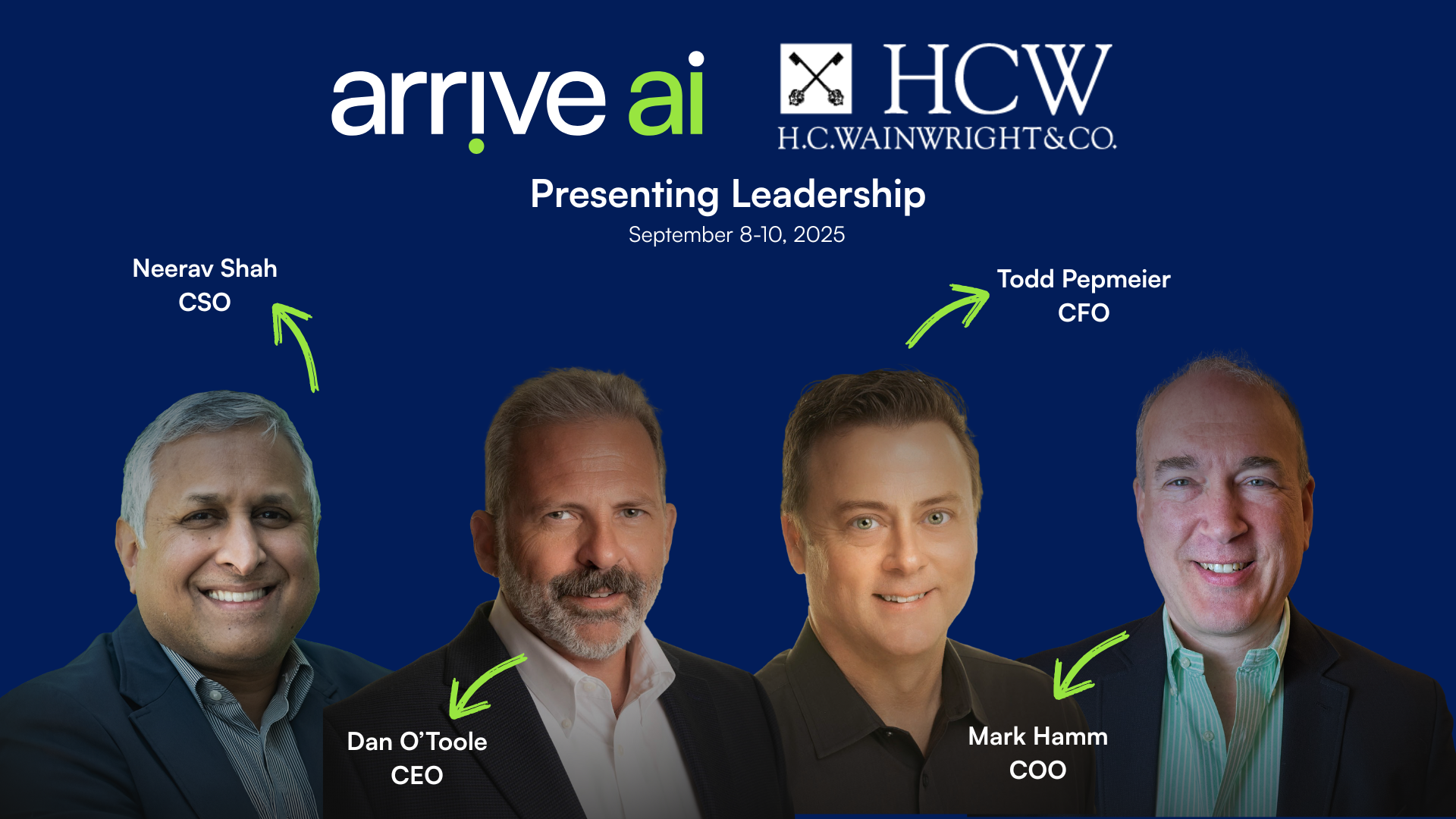 Arrive AI to Participate in H.C. Wainwright 27th Annual Global Investment Conference 