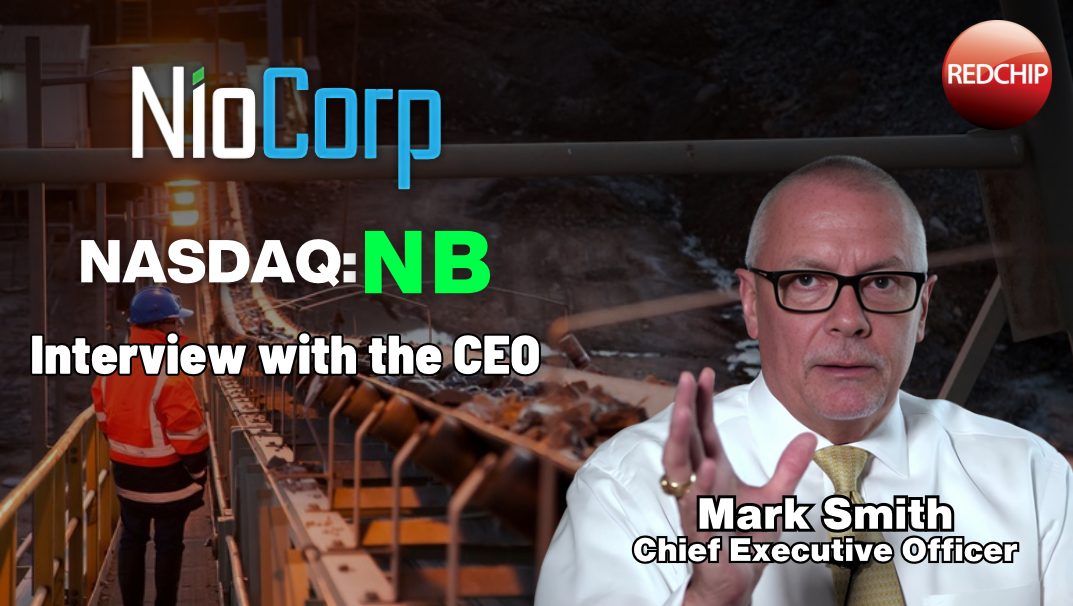 NioCorp's Mark Smith to Appear on Bloomberg TV on Saturday, August 30, at 7 PM ET