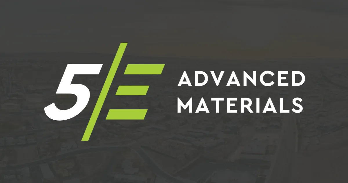 5E Advanced Materials Completes Supply Chain Trial