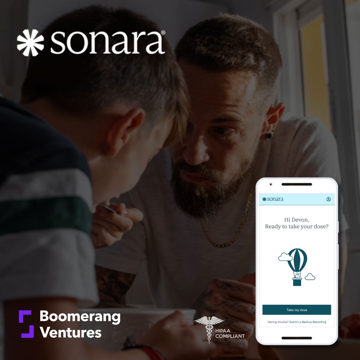 Boomerang Ventures Invests $1M in Sonara Health to Scale Hybrid Methadone Care Nationwide
