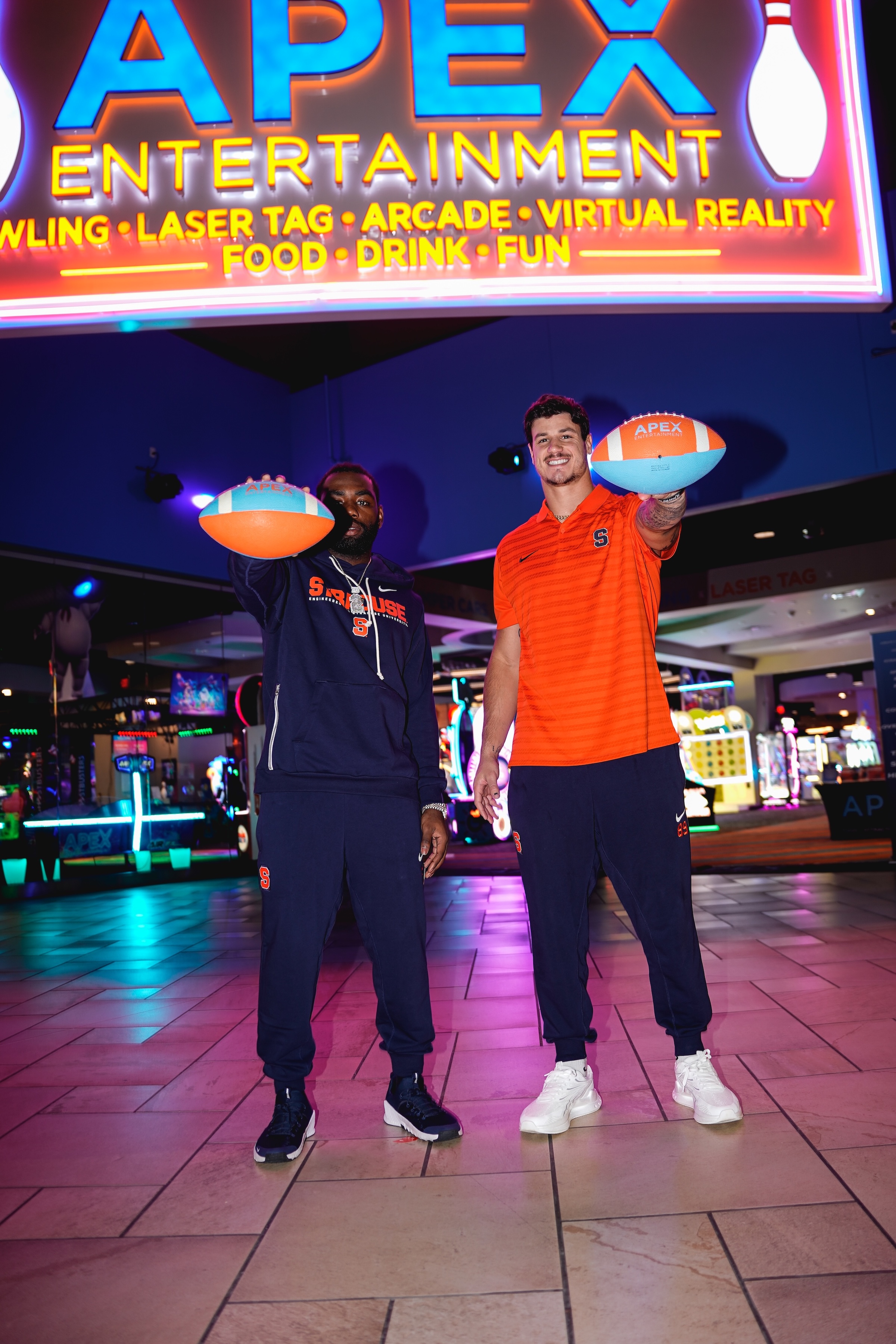 APEX Entertainment Announces New Partnership with Syracuse Football Standouts Duce Chestnut & Dan Villari