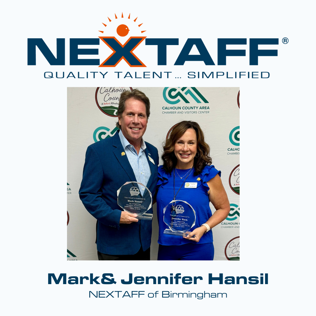NEXTAFF of Birmingham Owner Strengthens Community Leadership Through Leadership Calhoun County