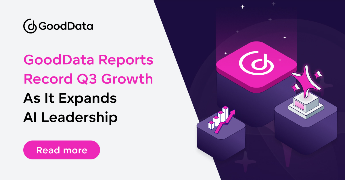 GoodData Reports Record Q3 Growth as It Expands AI Leadership
