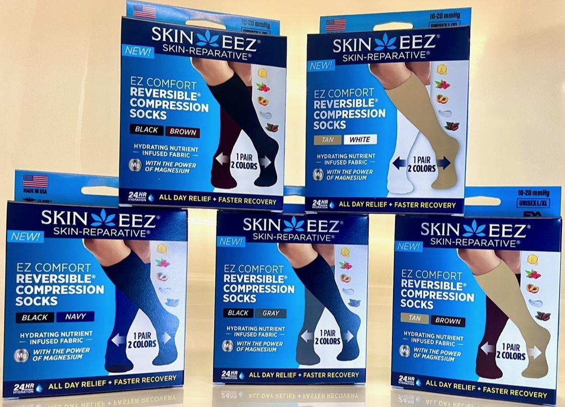 Skineez Launches the First Patented Reversible Compression Recoverywear