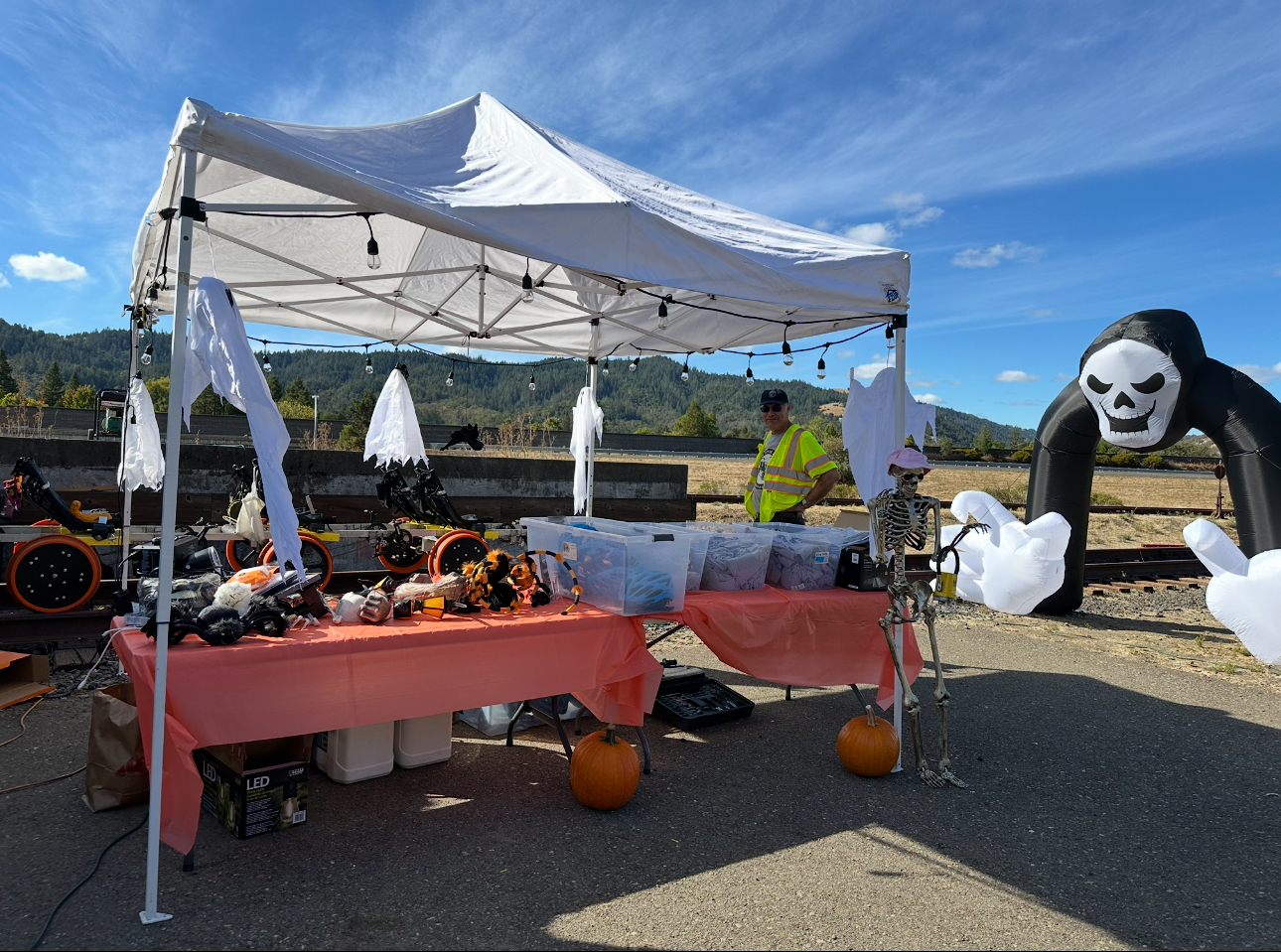 All Aboard the Haunted Halloween Express on the Russian River Railbikes!