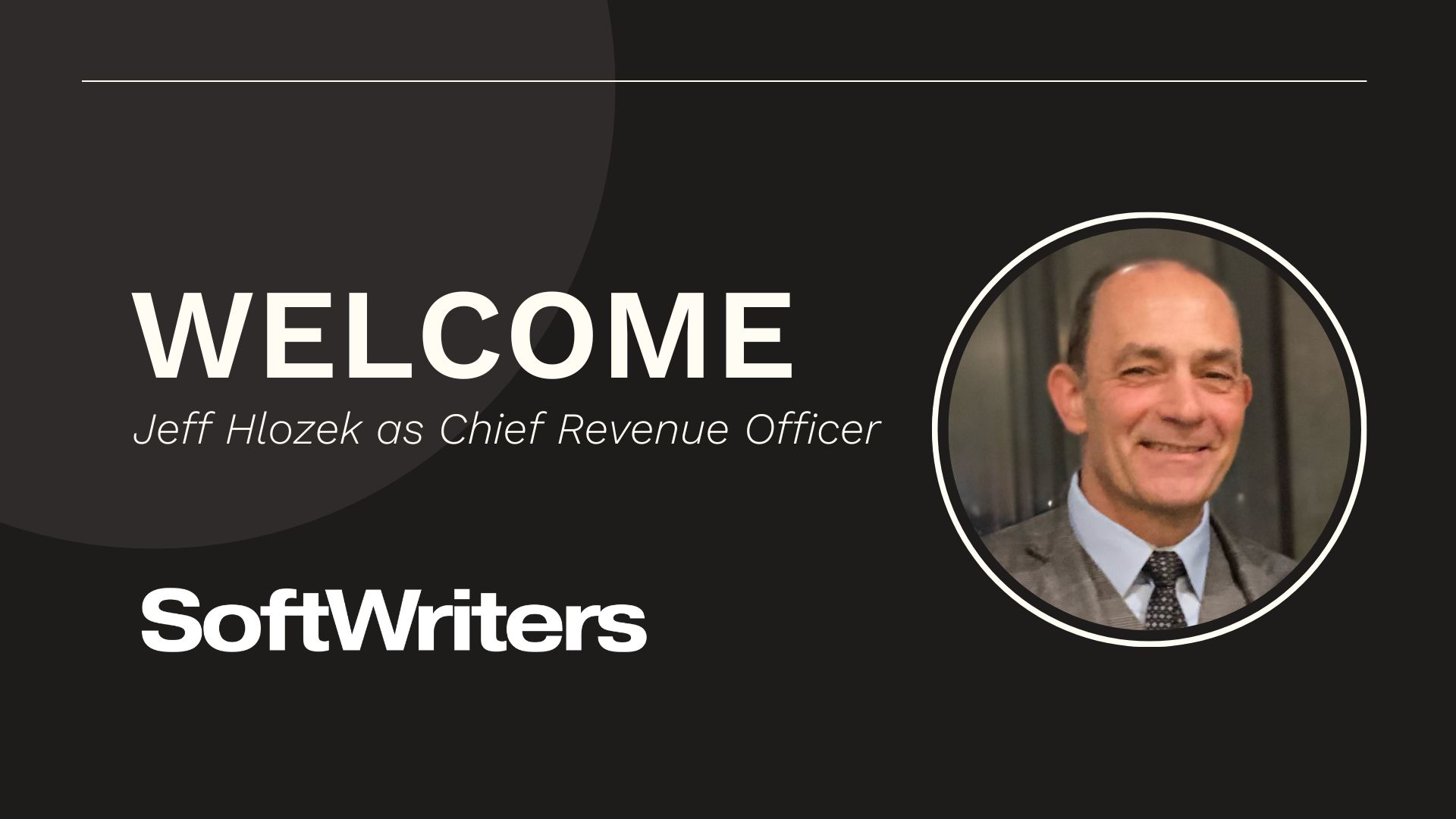 SoftWriters Welcomes Jeff Hlozek as Chief Revenue Officer