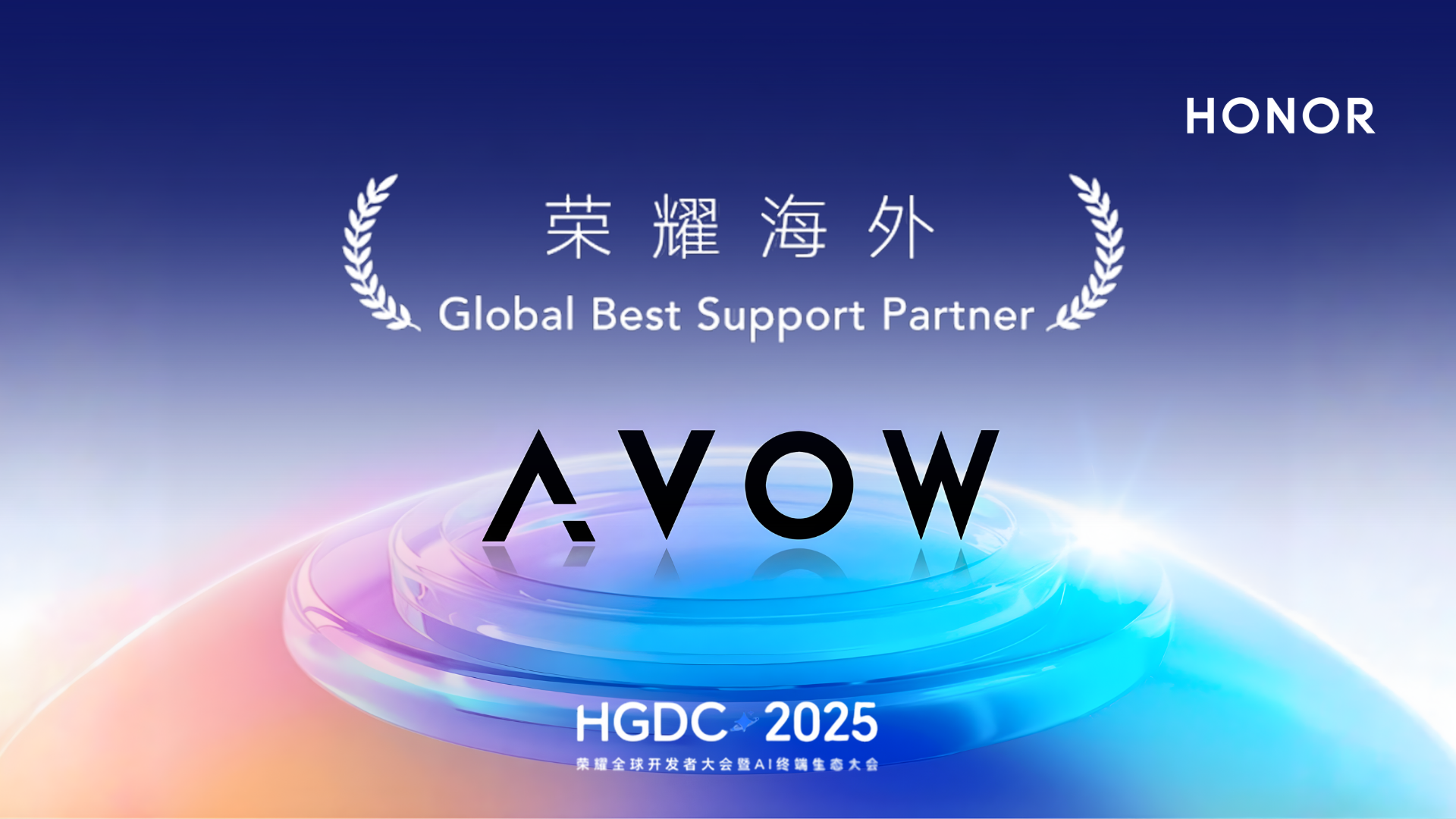 AVOW Receives Prestigious Award from HONOR for Excellence in Mobile App Growth 