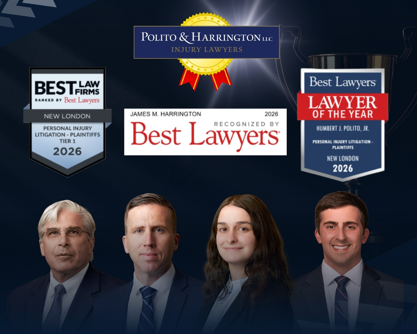 Polito & Harrington Earns 2026 Tier 1 Ranking from Best Law Firms in New London