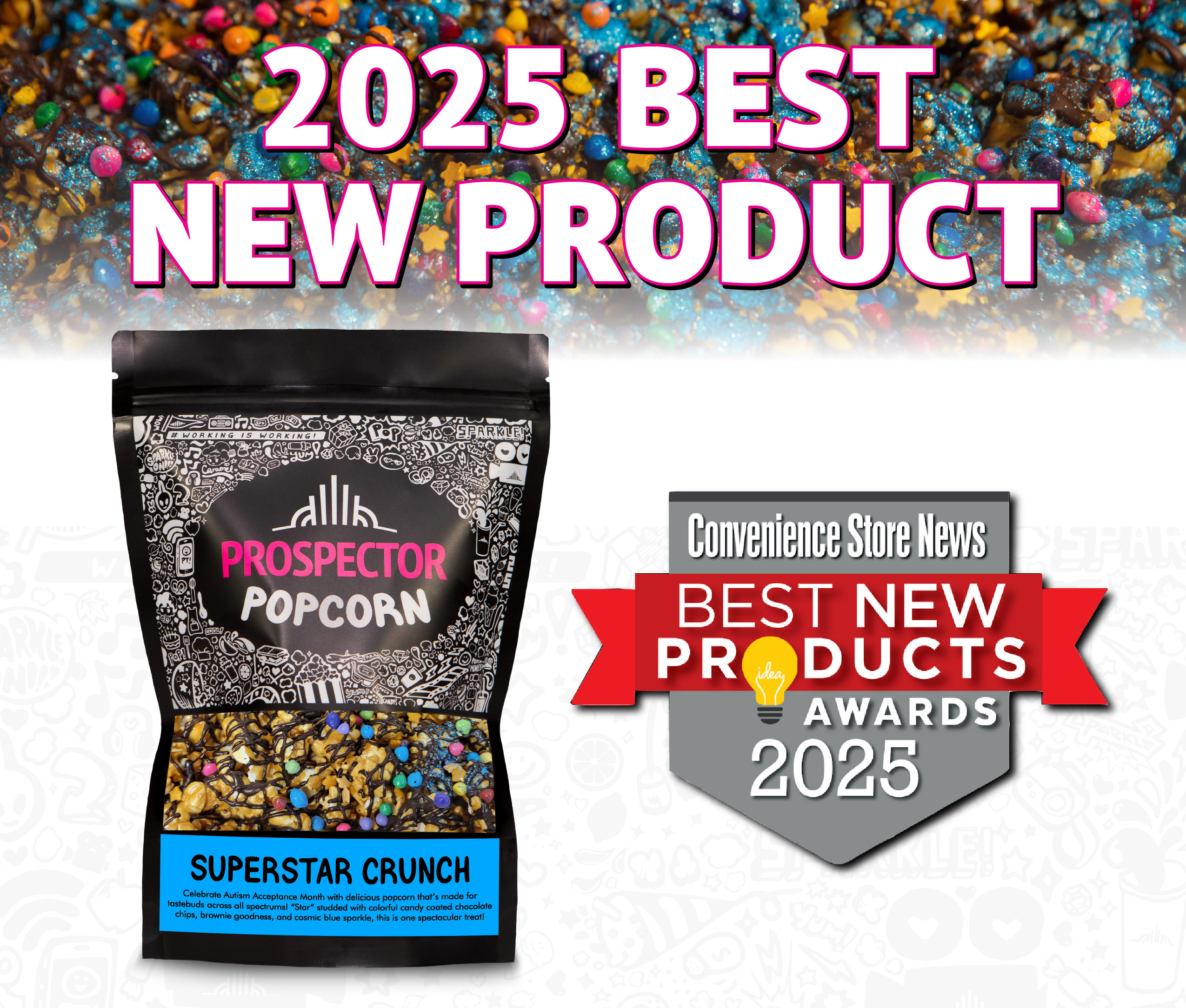Prospector Popcorn Wins 2025 Best New Product Award from Convenience Store News (CSN) for Superstar Crunch