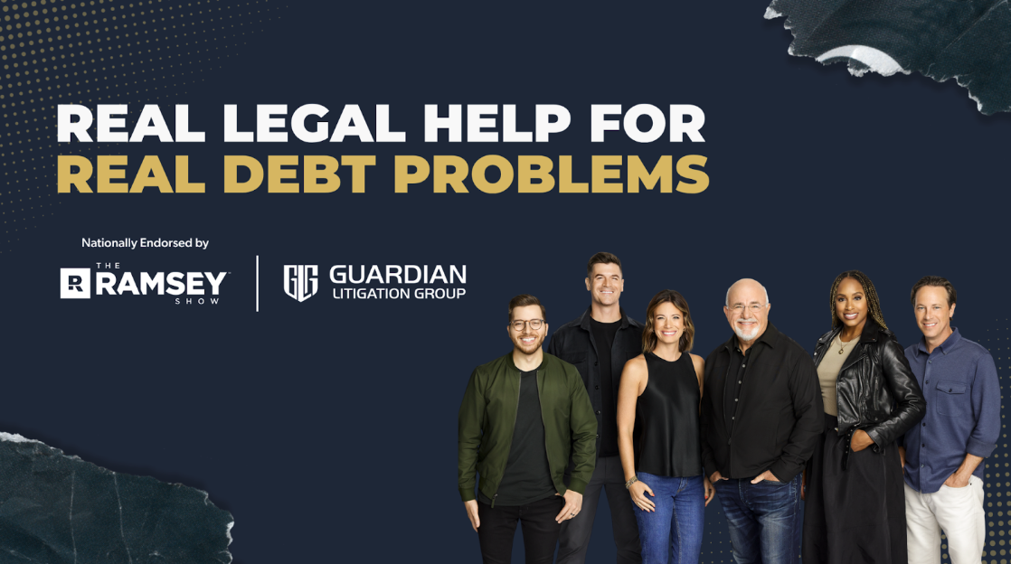 Guardian Litigation Group Becomes the Exclusive Law Firm Nationally Endorsed on The Ramsey Show for Debt-Related Legal Services