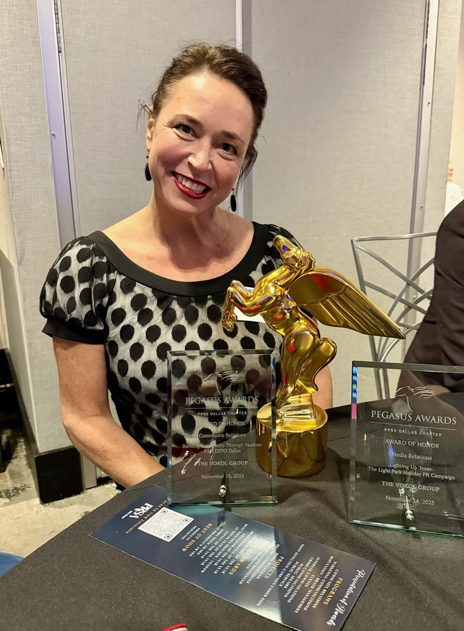 The Vokol Group Wins Multiple Honors-Including BEST IN SHOW-at the 2025 PRSA Dallas Pegasus Awards