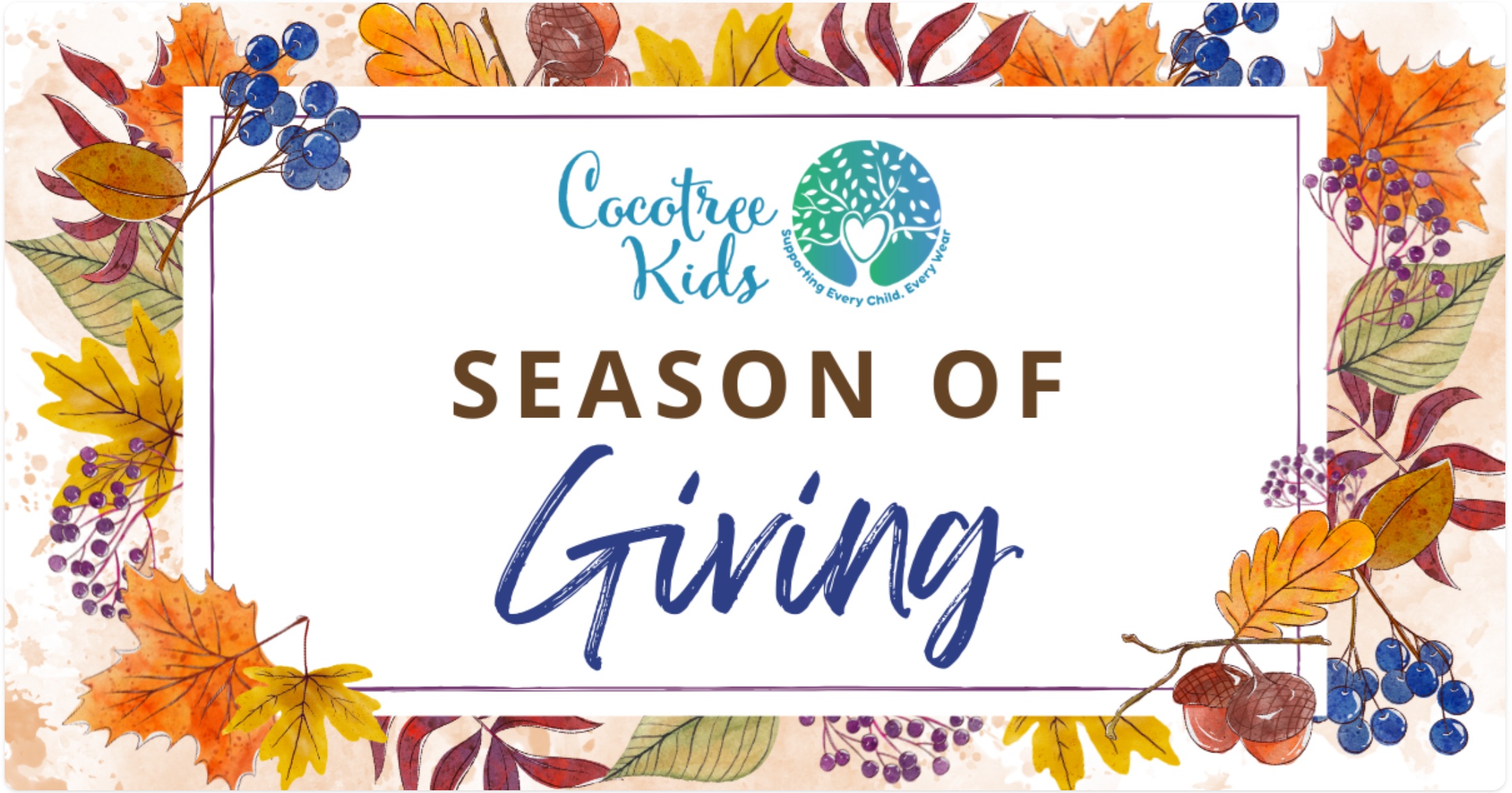 Cocotree Kids Launches "Season of Giving" Campaign with $100,000 Match to Support 30,000 Underserved Massachusetts Children