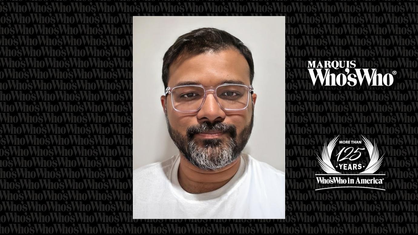 Marquis Who's Who Honors Aveek Karmakar for Expertise in AI and Machine Learning
