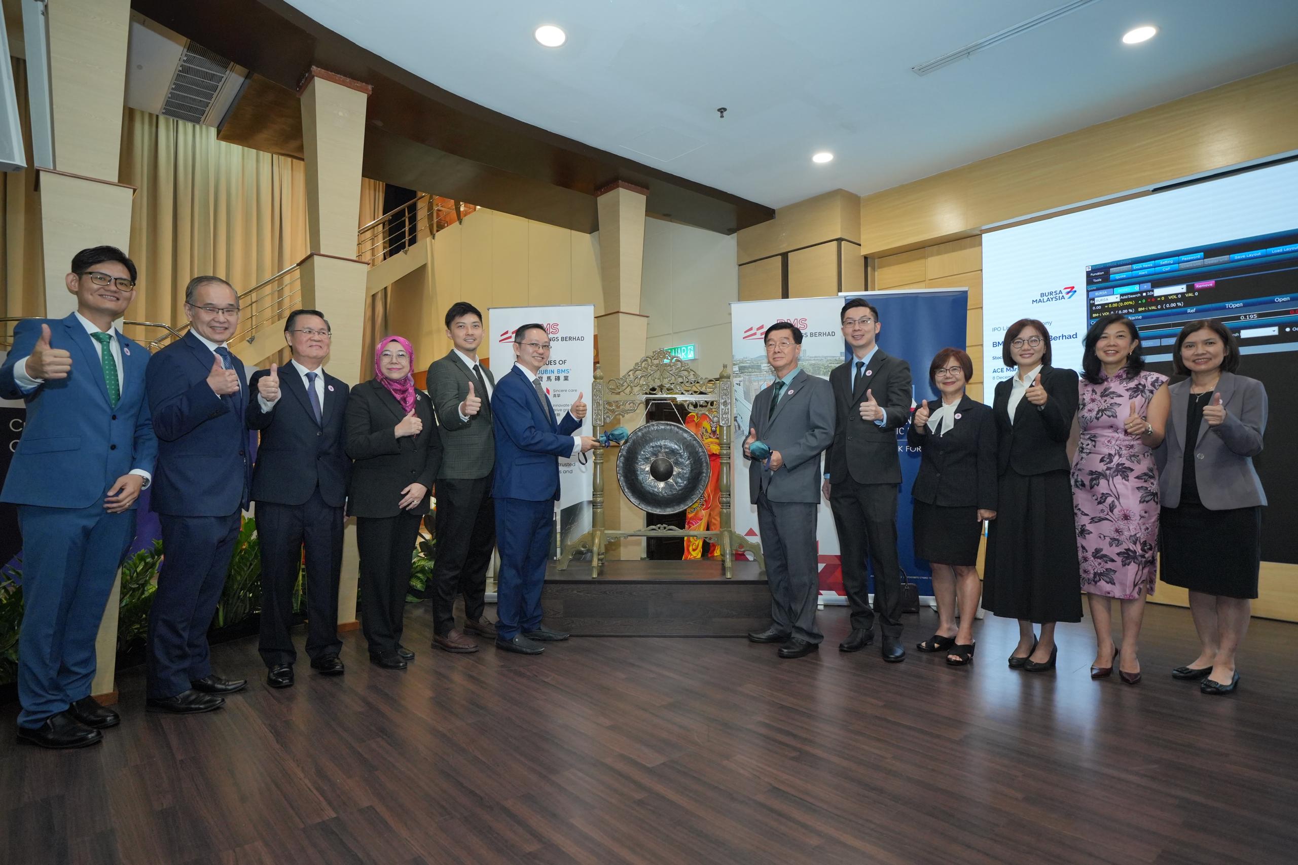 BMS Holdings Berhad Celebrates Successful ACE Market Debut On Bursa Malaysia