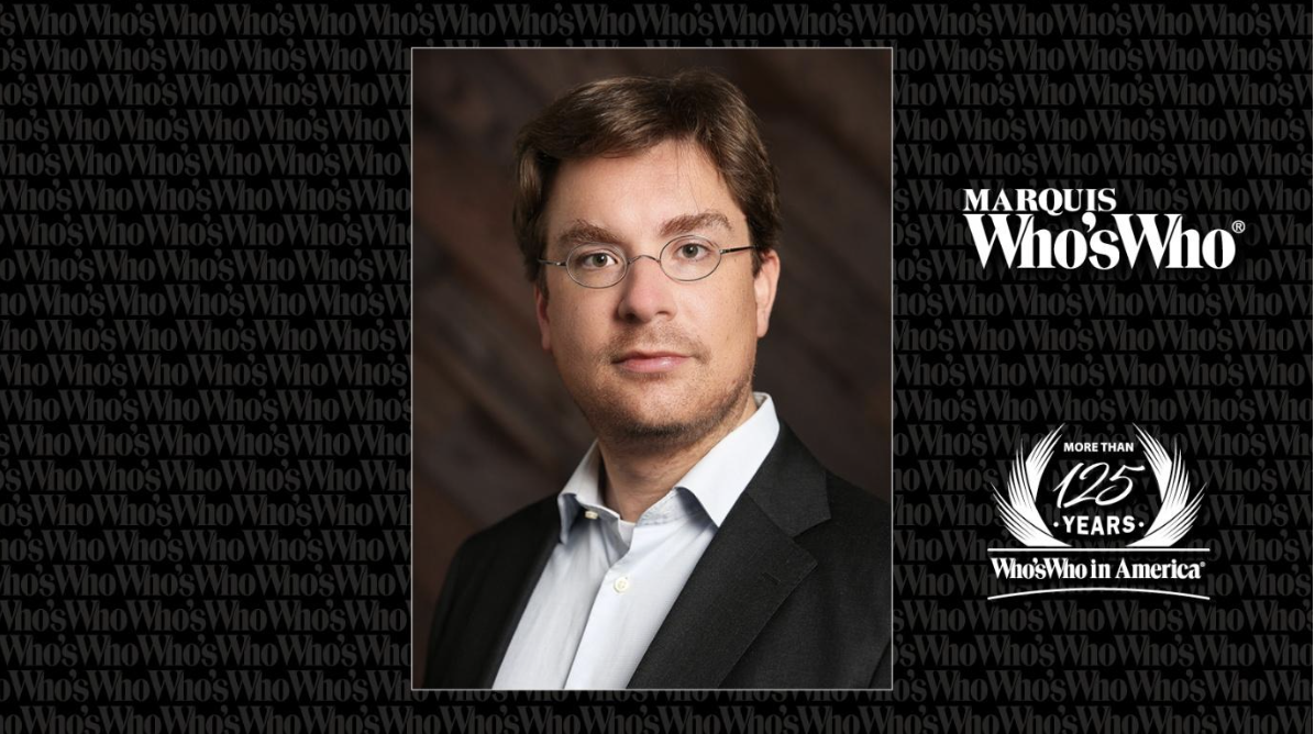 Marquis Who's Who Honors Wouter P.F. Schmit Jongbloed for Expertise in Economics