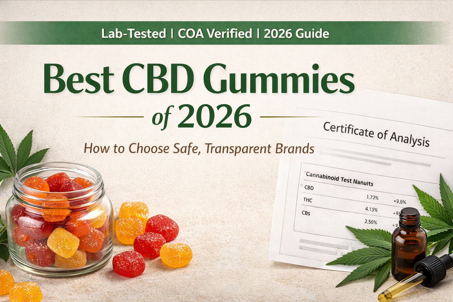 Best CBD Gummies of 2026: Lab-Tested Standards + How to Choose 5 Top Picks