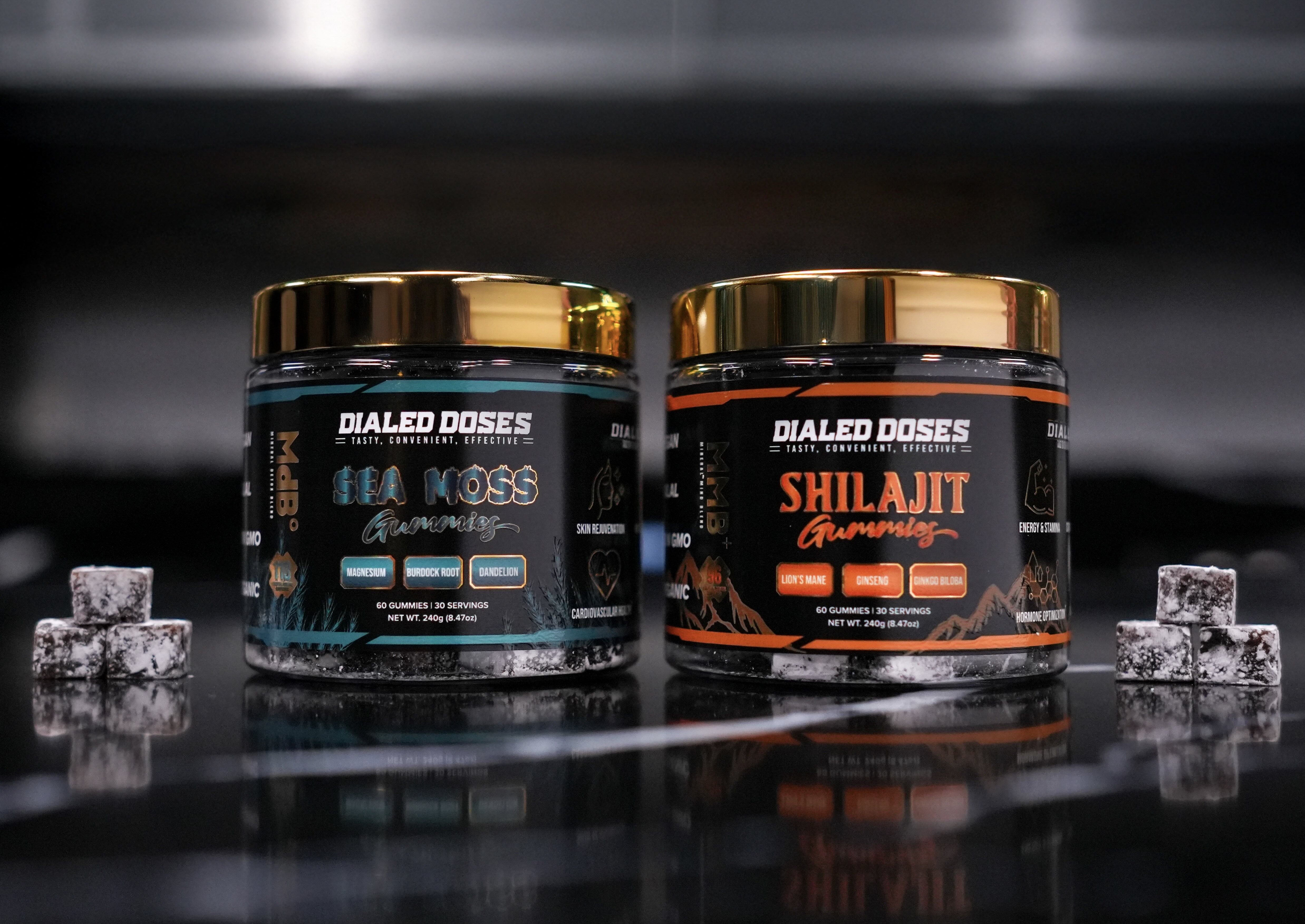 Sea Moss and Shilajit Gummies Now Available From Wellness Company Dialed Moods