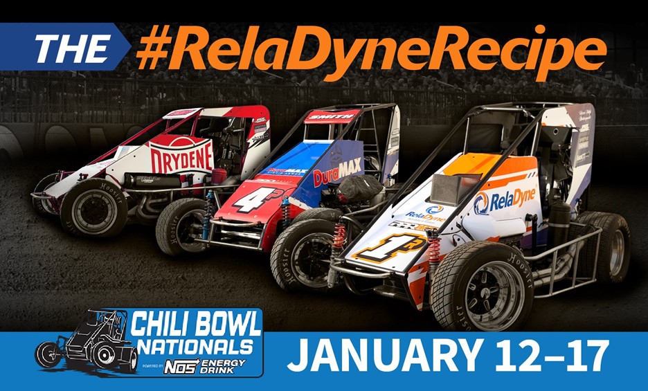 RelaDyne, DuraMAX, and Drydene Head to the 40th Annual Chili Bowl Nationals