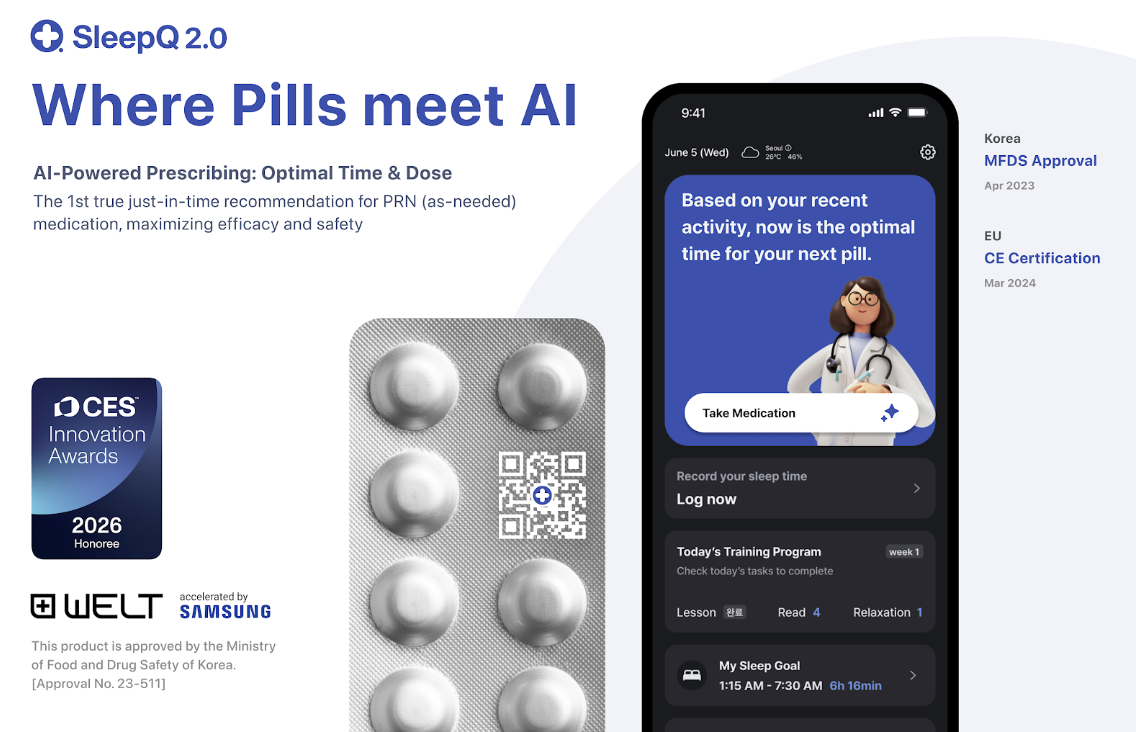 WELT Unveils the World's First "AI-Combo Drug" at CES 2026