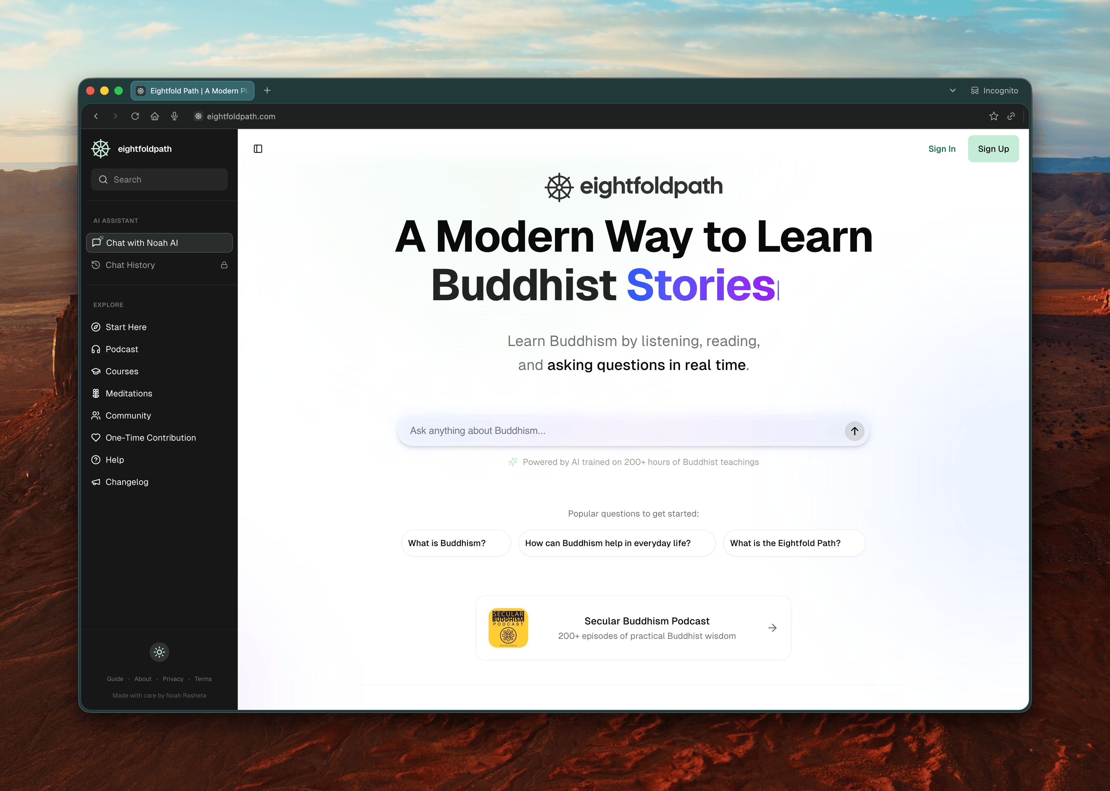 Secular Buddhism Podcast Celebrates 10-Year Milestone with Launch of Eightfold Path: A Modern Learning Platform with AI Companion