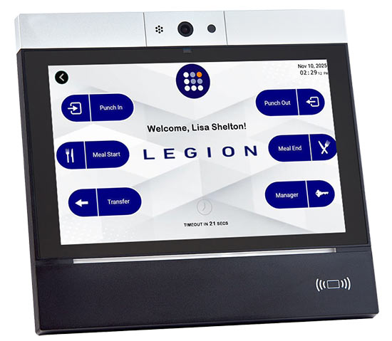 Accu-Time Systems and Legion Announce Seamless Time Clock Integration for Workforce Management