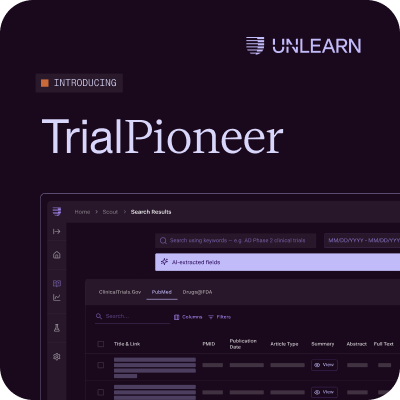 Unlearn Introduces TrialPioneer, an AI-powered Workspace to Strengthen Upstream Trial Planning