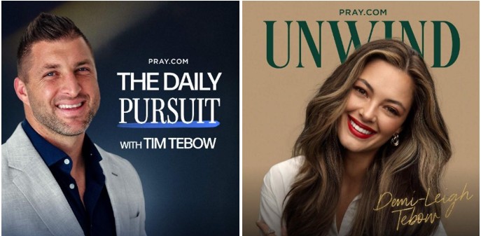 PRAY.COM Kicks Off 2026 with New Devotional Content by Tim and Demi-Leigh Tebow 