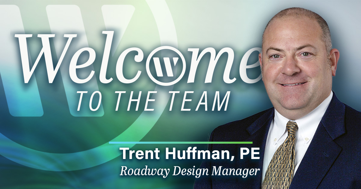 WGI Welcomes Trent Huffman, PE as Roadway Design Manager