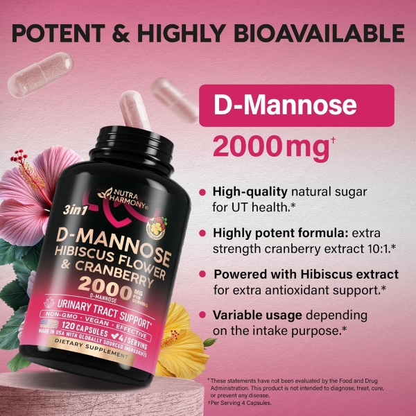 Best D-Mannose Supplements with Cranberry in 2026: Buyer's Guide and Analysis