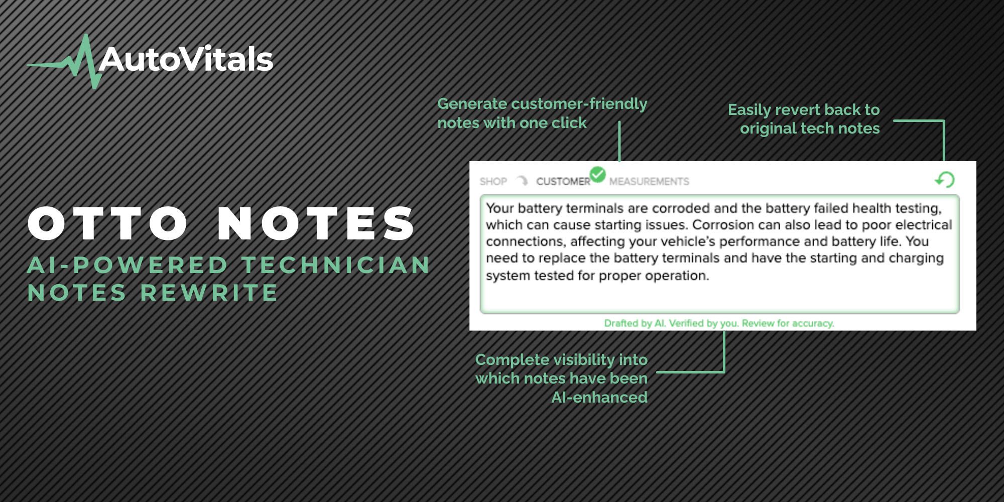 AutoVitals Launches Otto Notes, AI-Powered Technician Notes Rewrite to Increase Approvals 