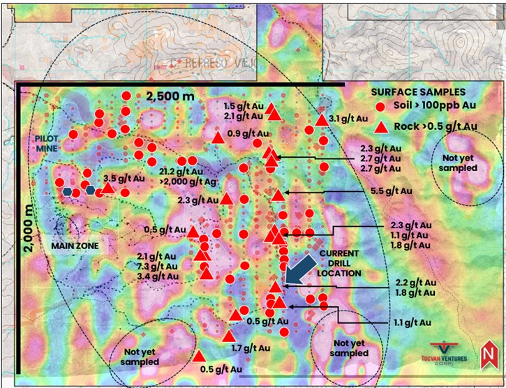 Tocvan Announces Restart Of Exploration Drilling At The Gran Pilar Project South Block
