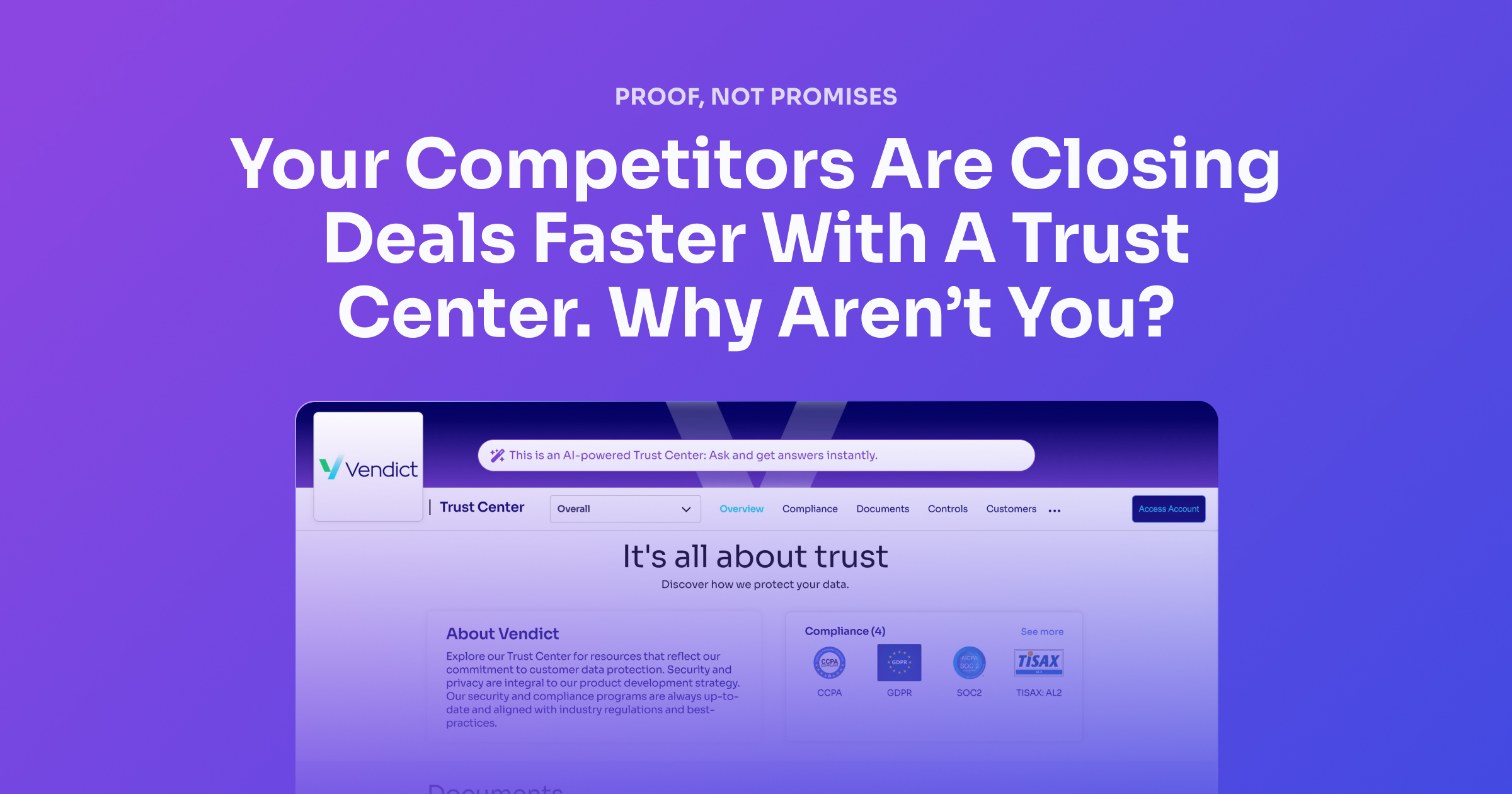 Vendict Launches New Interactive Trust Center Features to Transform Security Reviews into a Shared Trust Workspace