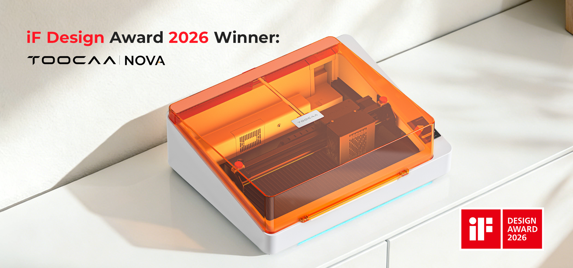 TOOCAA Redefines Home Laser Crafting with Dual 2026 iF DESIGN AWARD Wins for Hardware and Software