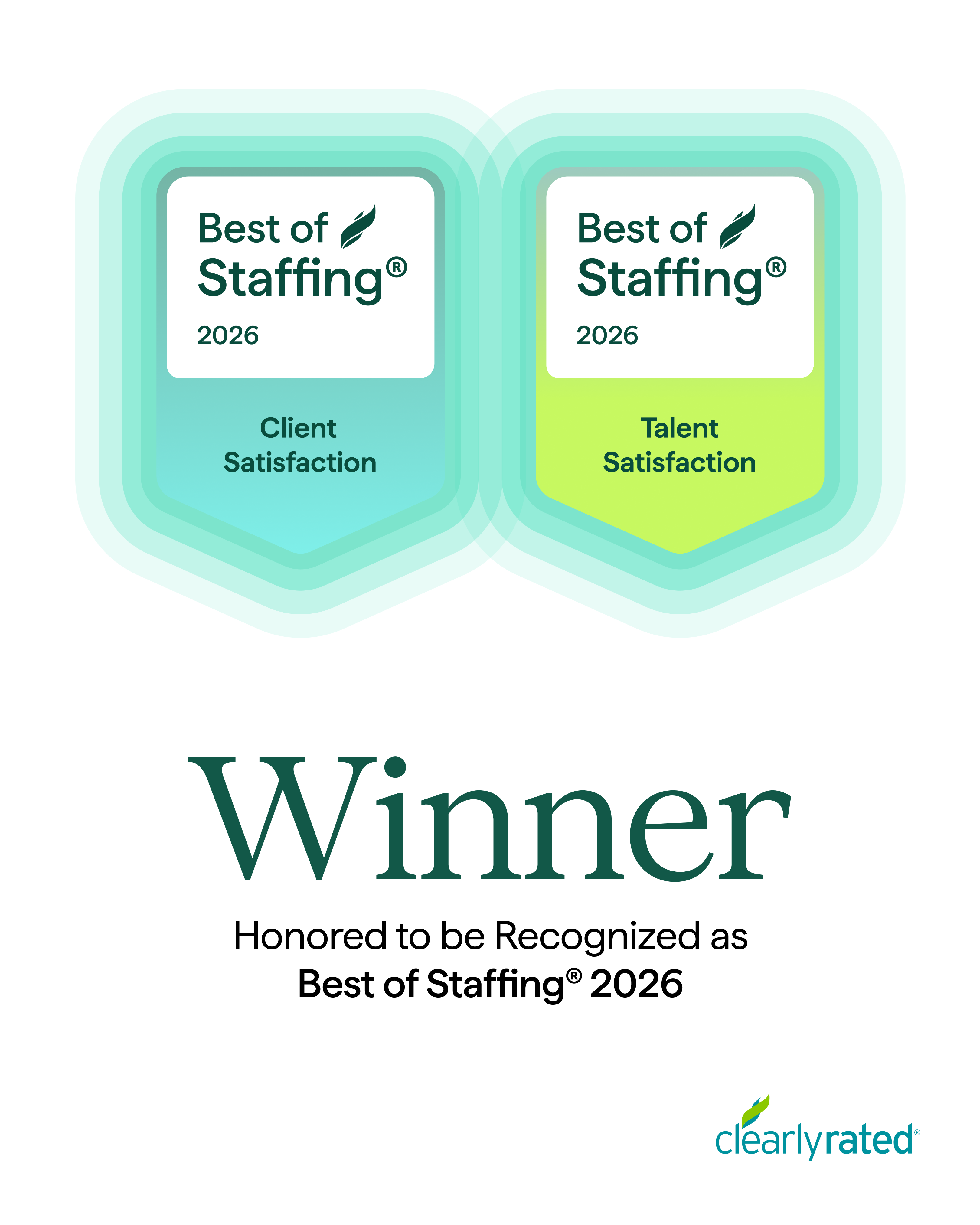 Sparks Group Wins ClearlyRated's 2026 Best of Staffing Awards for Client & Talent Satisfaction